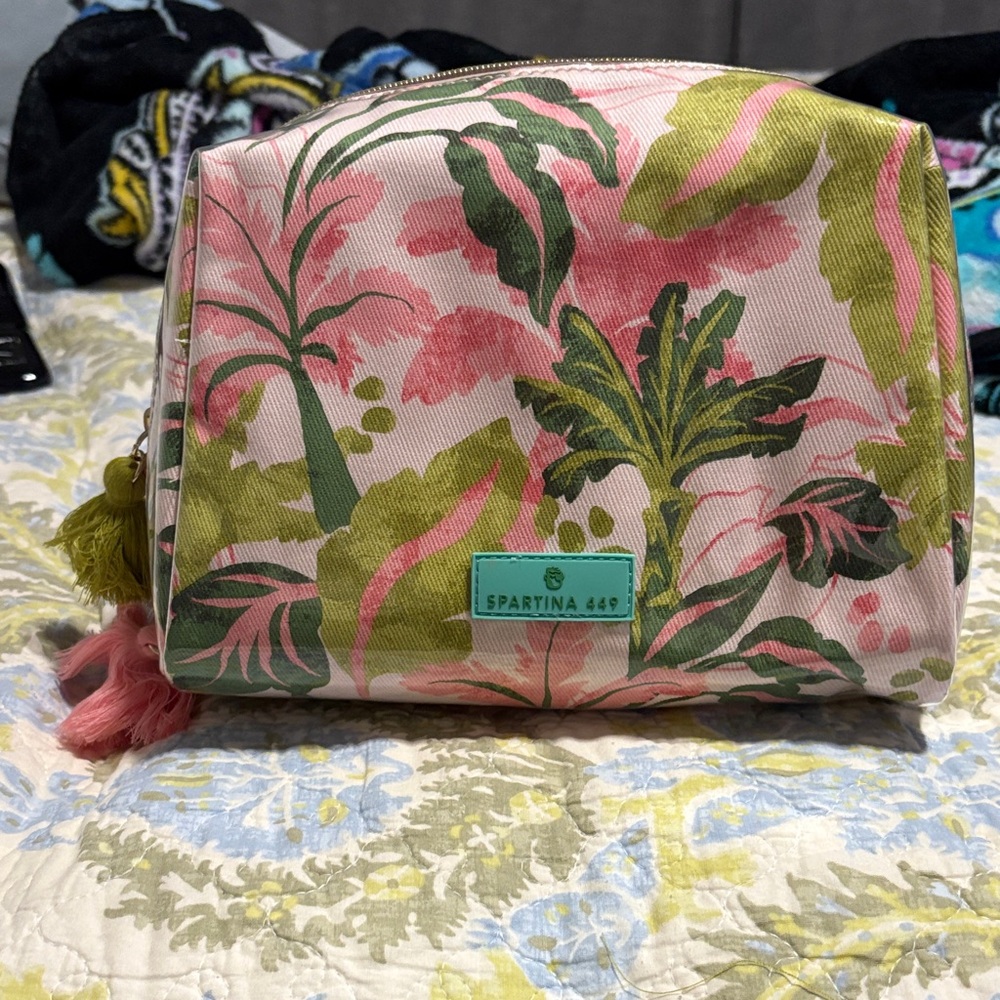 Spartina 449 Large Palm Paradise Cosmetic Bag